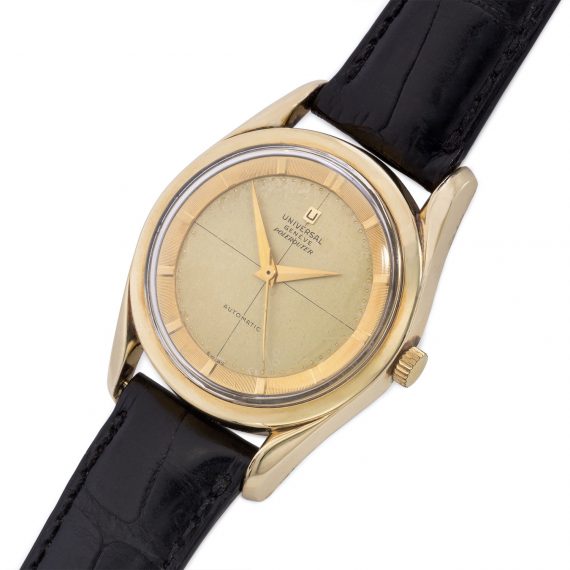 Universal Genève Polerouter 14k Gold-Capped Stainless Steel circa 1955
