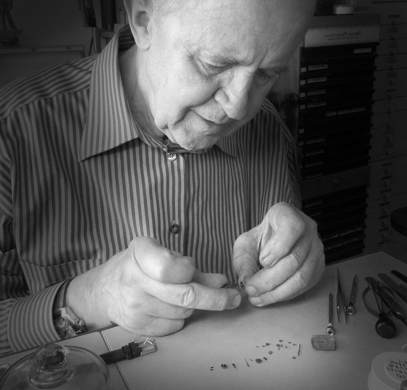 Dimitrie Vicovanu - watch restorer - repairing watch - Master Of Time - Vicovanu Antiques Restorers - Vintage Watches • Buy • Sell • Restoration • Repair • Appraisal • Since 1986